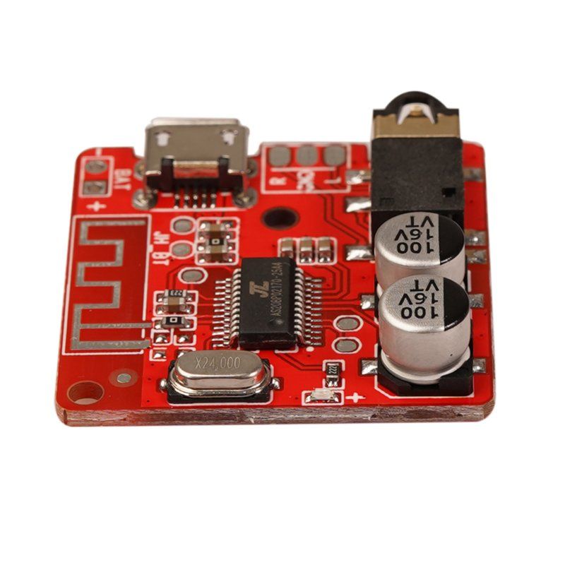 DIY Bluetooth 5.0 Car Speaker Music Player Stereo Audio-Red