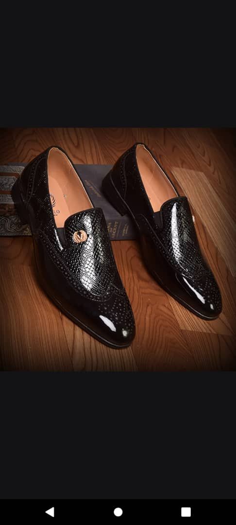 Men Fashion BROGUE DESIGNERS Shoes Black