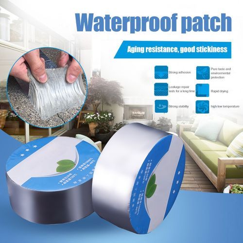 Waterproof Self-adhesive Tape Aluminum Butyl Foil For Roof Pipe Repairing