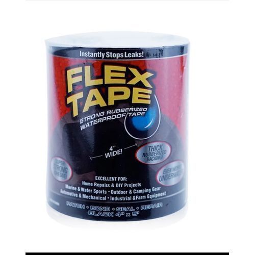 Black Flex Strong Rubberized Waterproof Tape