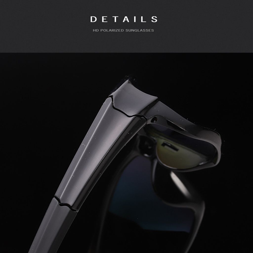Cycling Polarized Bike Outdoor Sports Anti-Sunglasses Black