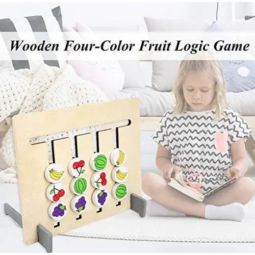 Montessori Slide Puzzle Matching Logic Game Educational Toys
