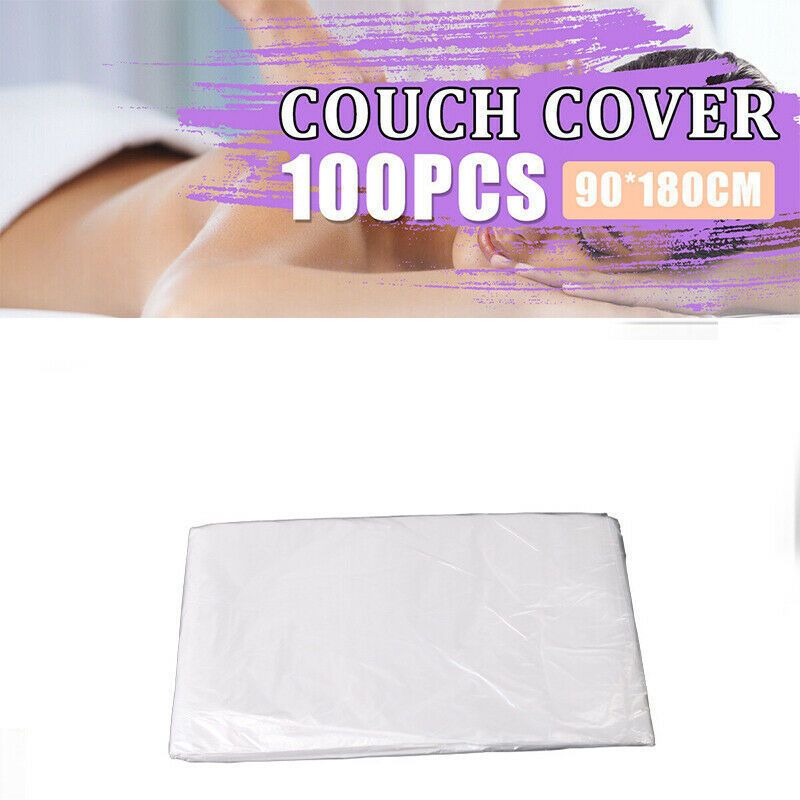 100 Pcs Disposable Couch Cover Bed Sheet Covers Protection