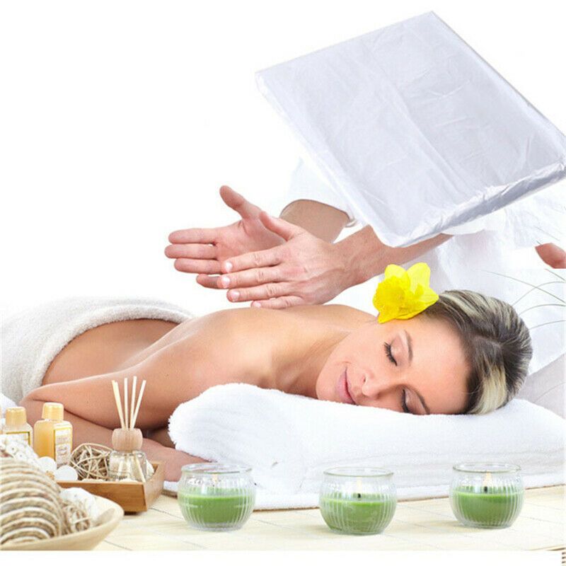 100 Pcs Disposable Couch Cover Bed Sheet Covers Protection