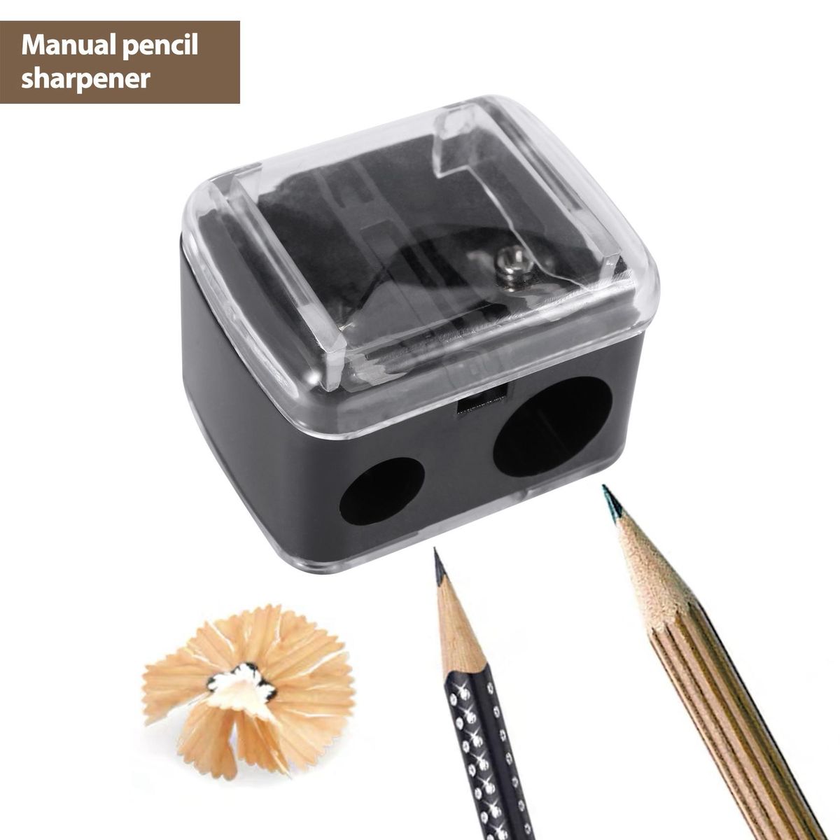 Precision Cosmetic Pencil Sharpener for Eyebrow Eyeliner 2