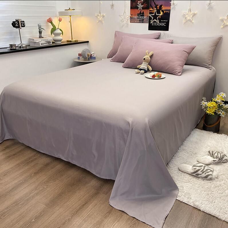 Matching Color Sheets + Quilt + 2 Pillowcases (6*7 Beds)