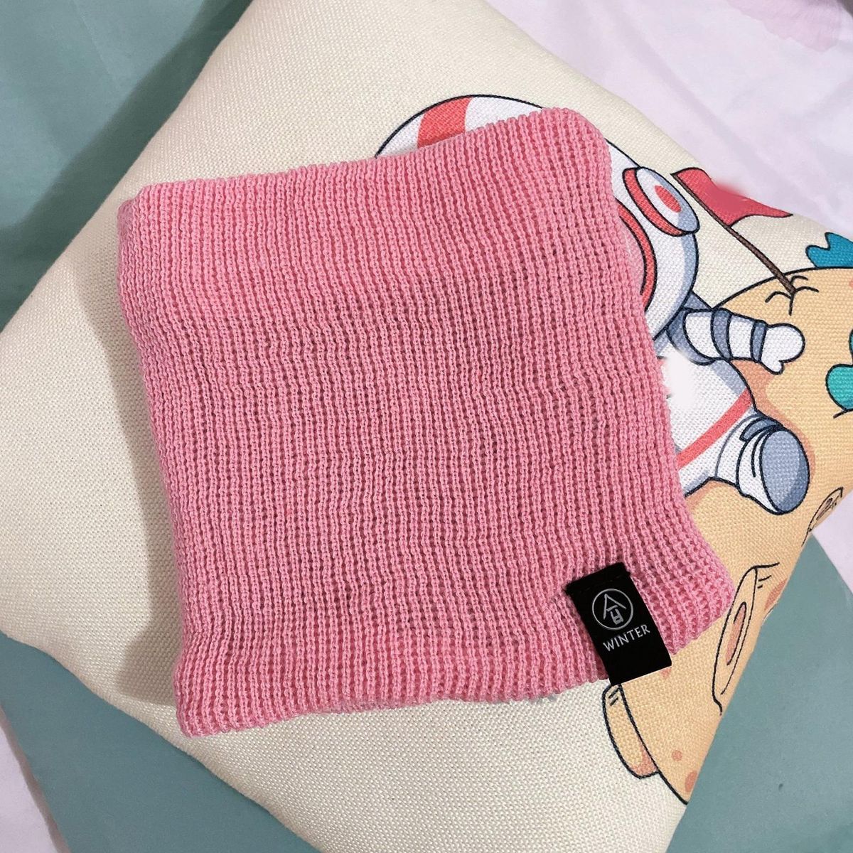 Warm Winter Neck Wrap Cozygear Unisex Plush Neck Wrap for Outdoor Pink
