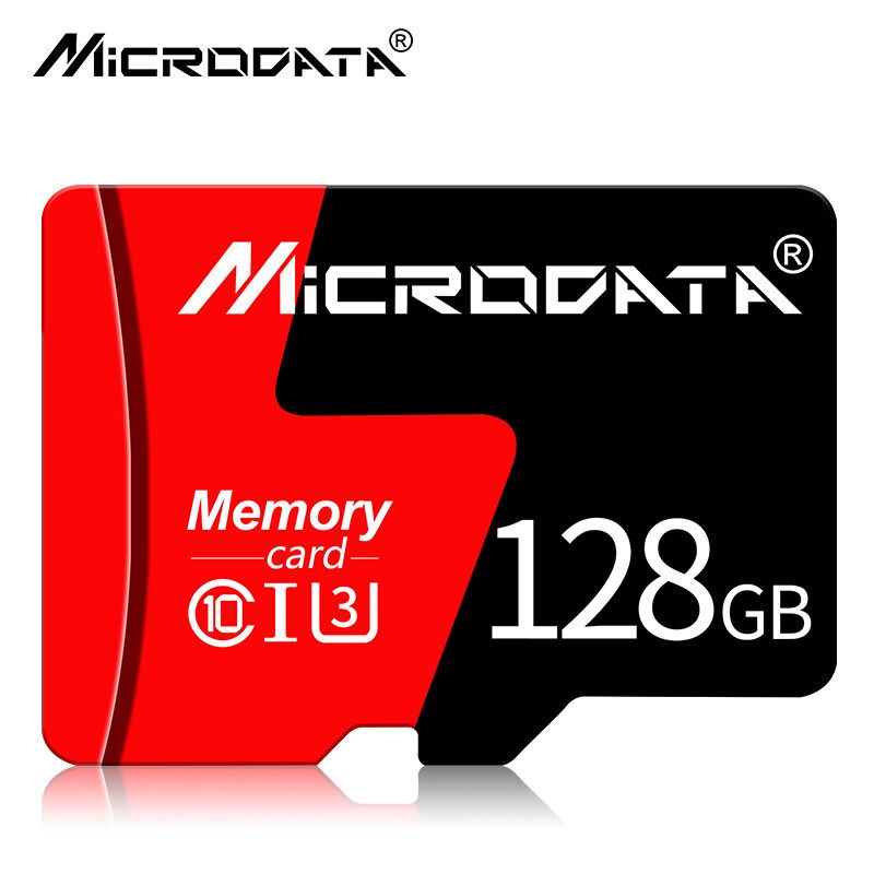 MicroData 8GB 16GB 32GB 64GB 128GB Class 10 High Speed 80Mb/s TF Memory Card With Card Adapter For Mobile Phone Tablet GPS Camera