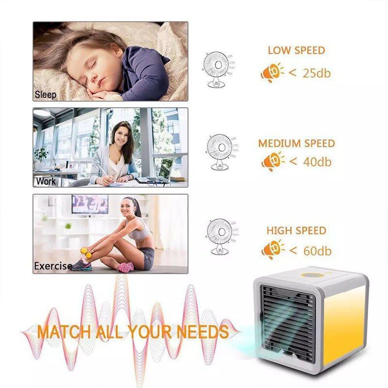 Usb Air Cooler Portable Desk Mini Conditioner Fan Air Air