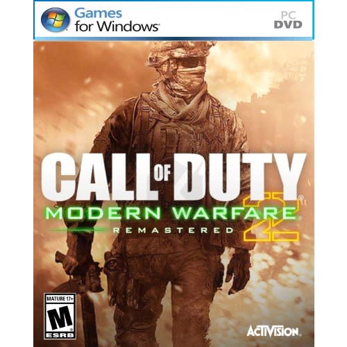 Call Of Duty: Modern Warfare 2 Remastered PC Game DVD Disks + Free Gift