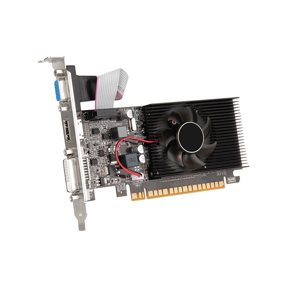 GT610 Graphics Card DDR3 True 2GB 810MHZ Computer Card for Desktop PC