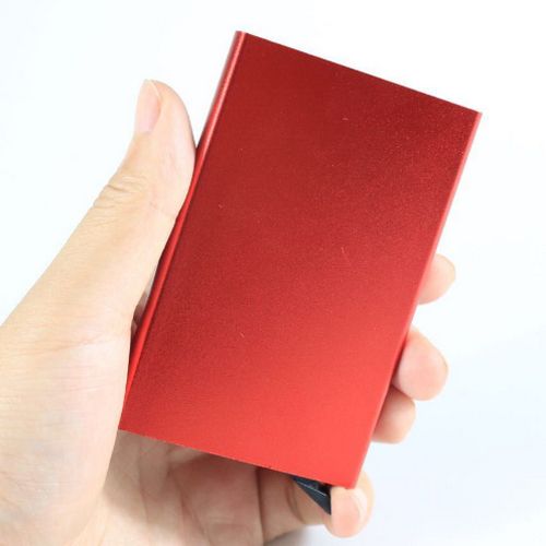 Anti-theft Aluminum Pop Atm ID Credit Card Holder