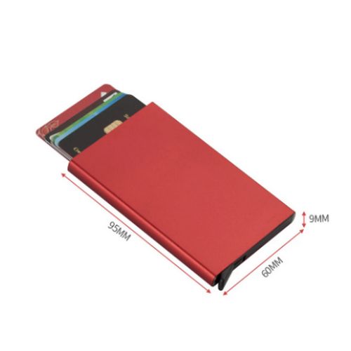 Anti-theft Aluminum Pop Atm ID Credit Card Holder