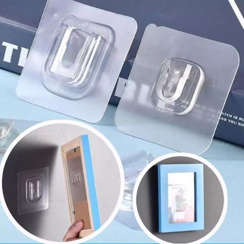 Double-sided Adhesive Wall Hooks - 6pieces