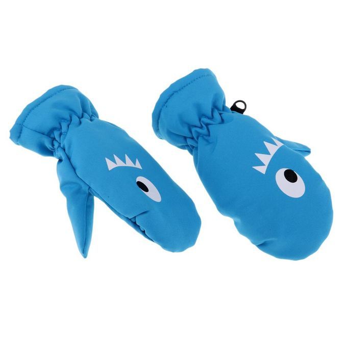 Winter Kids Waterpoof Hand Warmers Sport Ski Snow Blue M