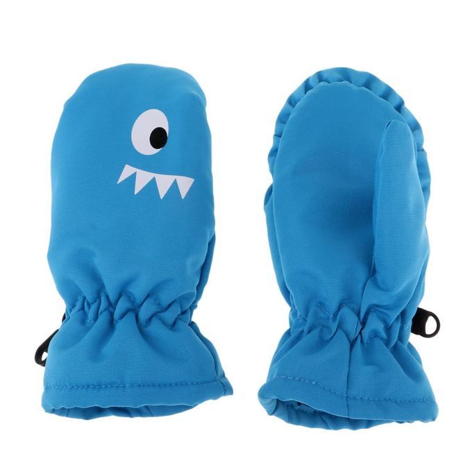 Winter Kids Waterpoof Hand Warmers Sport Ski Snow Blue M