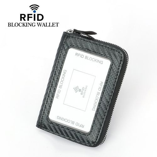Men Women PU Leather Business Card Purse Coin Wallet