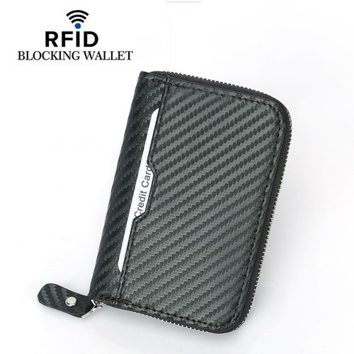 Men Women PU Leather Business Card Purse Coin Wallet