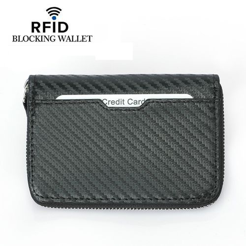 Men Women PU Leather Business Card Purse Coin Wallet