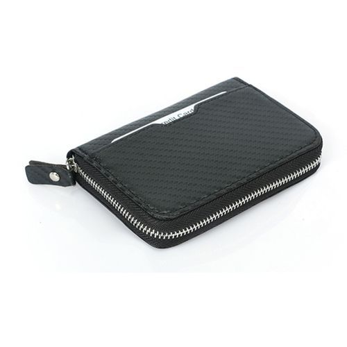 Men Women PU Leather Business Card Purse Coin Wallet