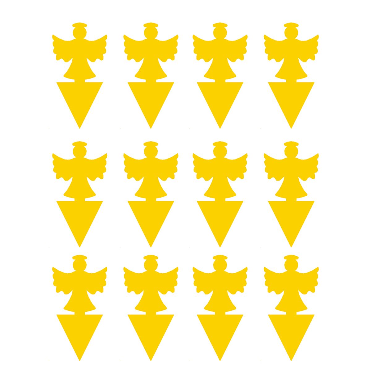 12Pcs Paper Sticky Traps Cute Professional Adhesive-