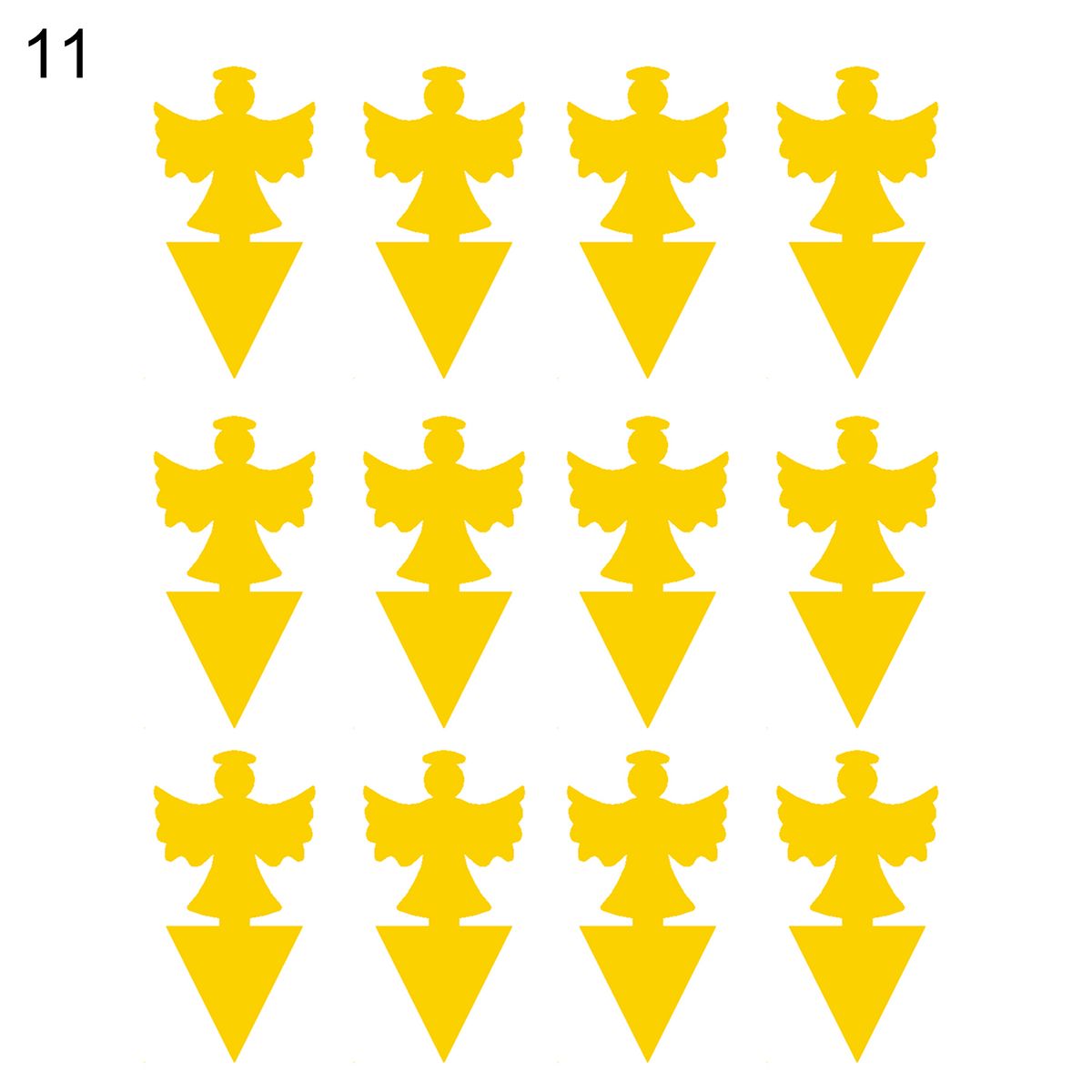 12Pcs Paper Sticky Traps Cute Professional Adhesive-
