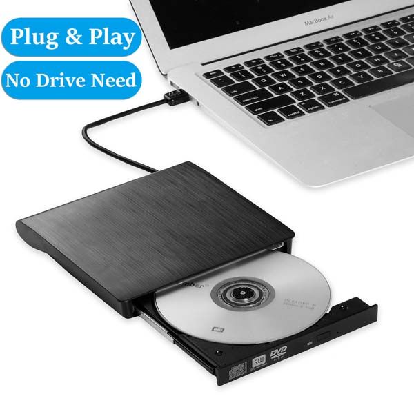 External USB 3.0 DVD RW CD Writer Drive Player For Laptop PC