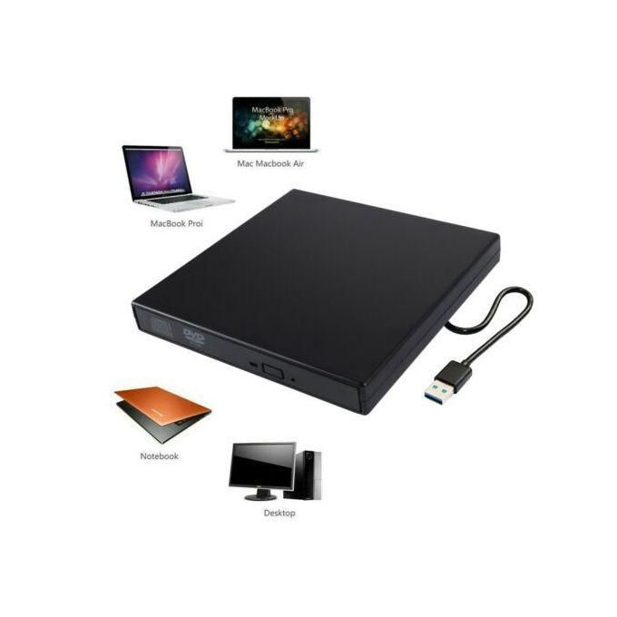 External CD DVD RW ROM Writer Drive Burner Reader Player