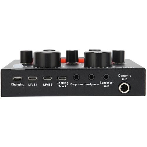 Bluetooth V8 Live Sound Card With 12 Sound Effects.For Phone/Computer PC/Music Recording