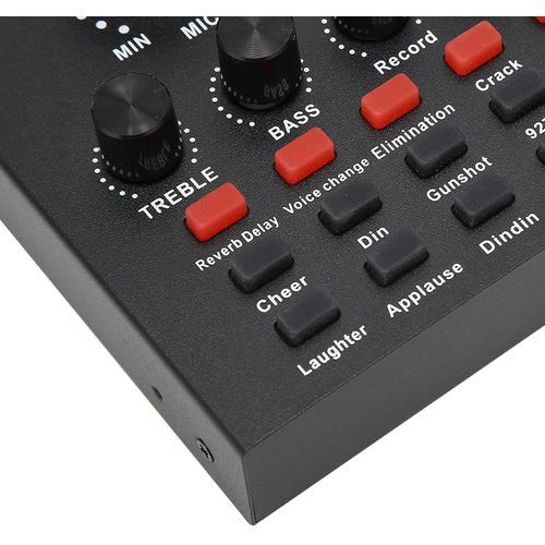 Bluetooth V8 Live Sound Card With 12 Sound Effects.For Phone/Computer PC/Music Recording