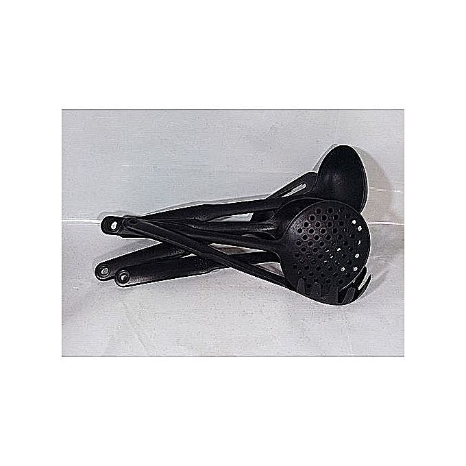 Economy Bundle-4set Of Pot,1kettle,1frying Pan,1set Of Non Stick Spoon,1set Of Knife,1set Of Spoon,5kg Cylinder( )