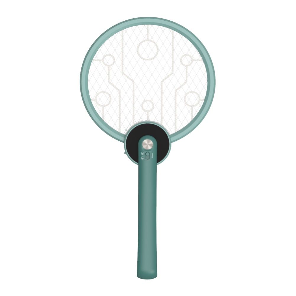 Home Handheld Electric Fly Mosquito Swatter Killer Bug-Green
