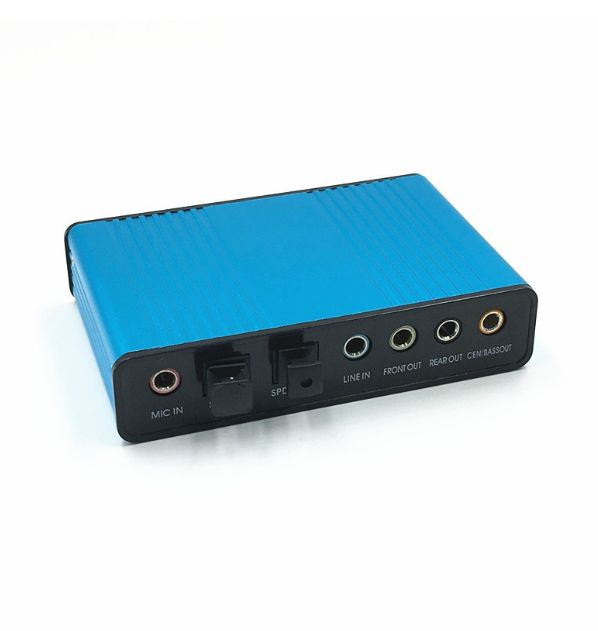 Laptop Sound Card External New 6 Channel 5.1 Audio USB