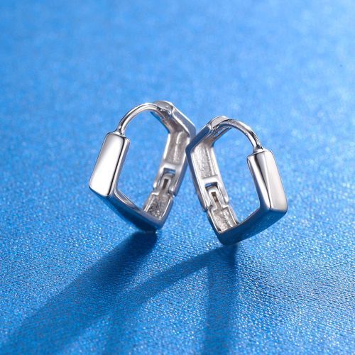 Geometric Niche Earrings Male Ear Hoop Female Golden Personality Ear Jewelry