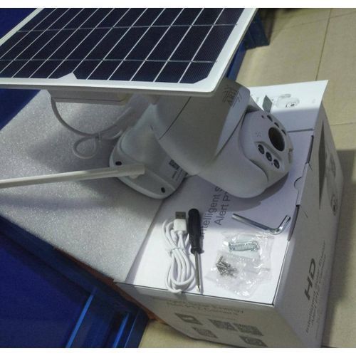 Solar Powered 4G Simcard PTZ CCTV Camera