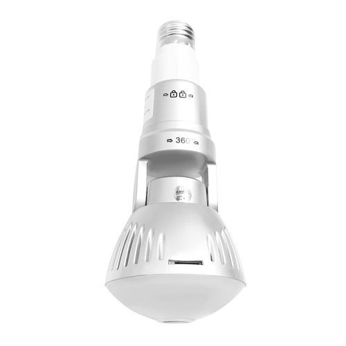 360 Degree VR WiFi Wireless Lamp Hidden H.265 V380 PRO