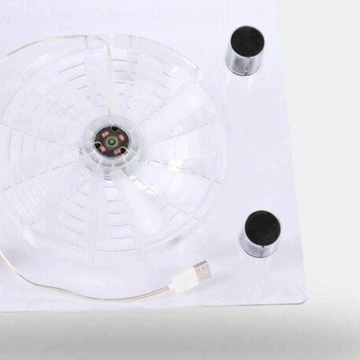 Laptop Cooling Pad RGB LED Light Fan Cooler Stand USB Cooler Mat
