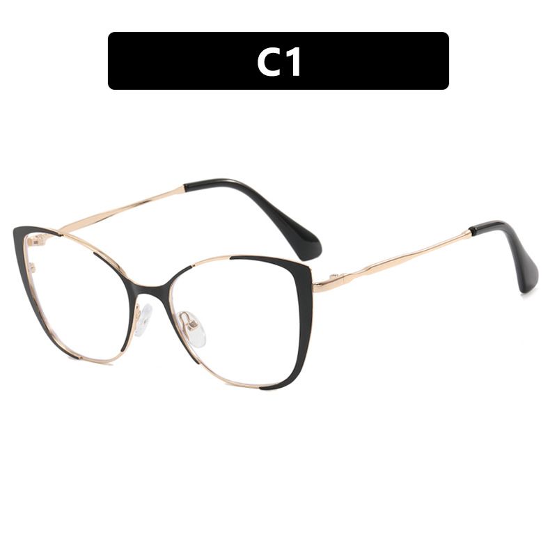 CAT EYE ANTI BLUE RAY EYEGLASSES TR90 BLACK