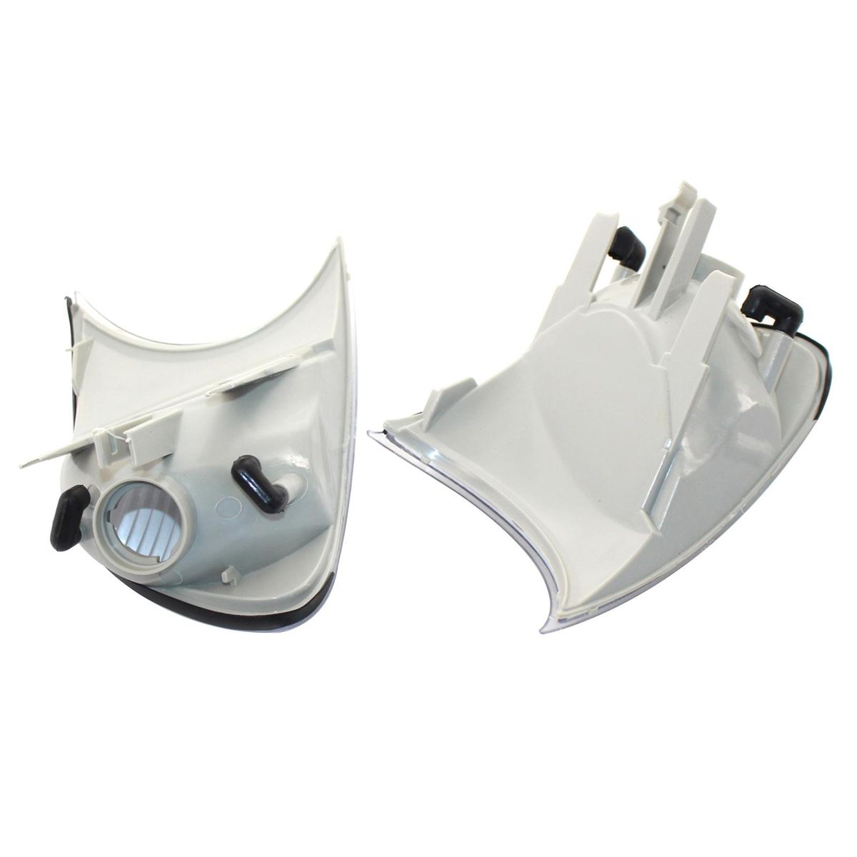 1 Pair Corner Lights Clear Lens White 63126904307 63126904308 Left & Right Replacement for BMW 3 Series E46 1998-2001