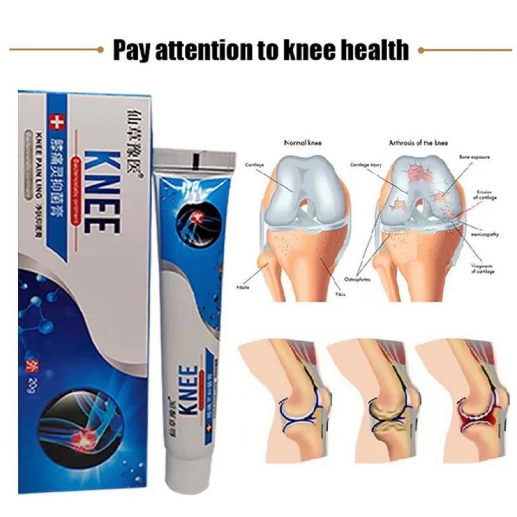 20g - Knee Pain Ointment For Instant Relief From Muscle, Back & Joint Pain