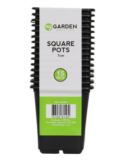 PACK SQUARE POTS-7CM-15p