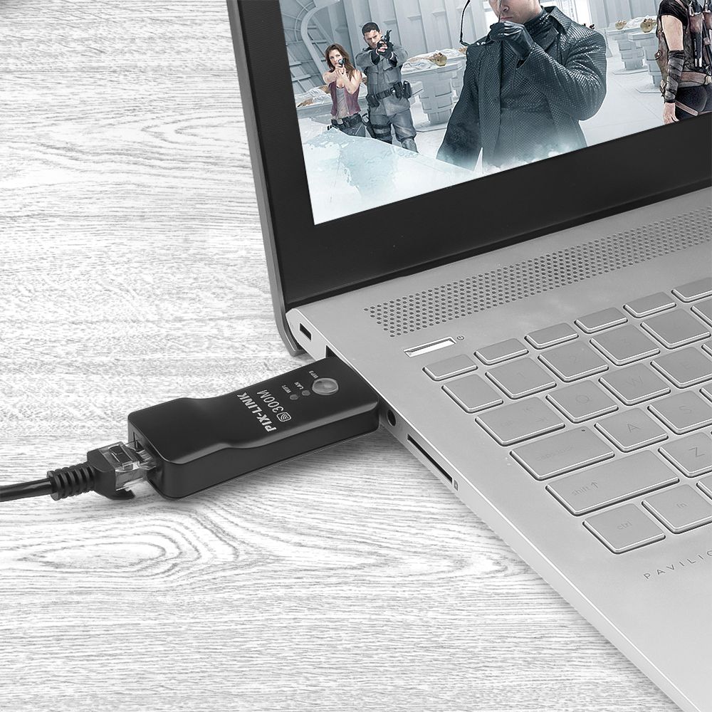 Kebidu USB WIFI Repeater 300Mbps 2.4GHz Wireless WiFi WI-FI