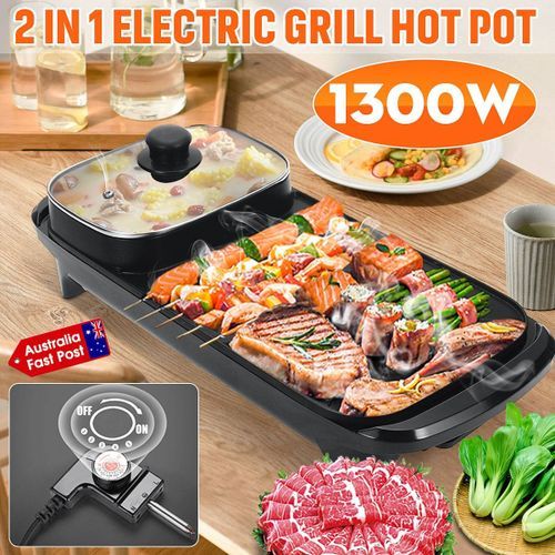 Electric Grill Hot Pot Barbecue Multifunction Buffet