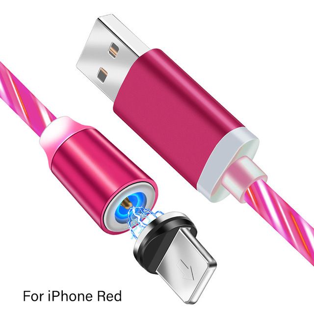 Magnetic Glowing Cable Mobile Phone Charging Cables LED