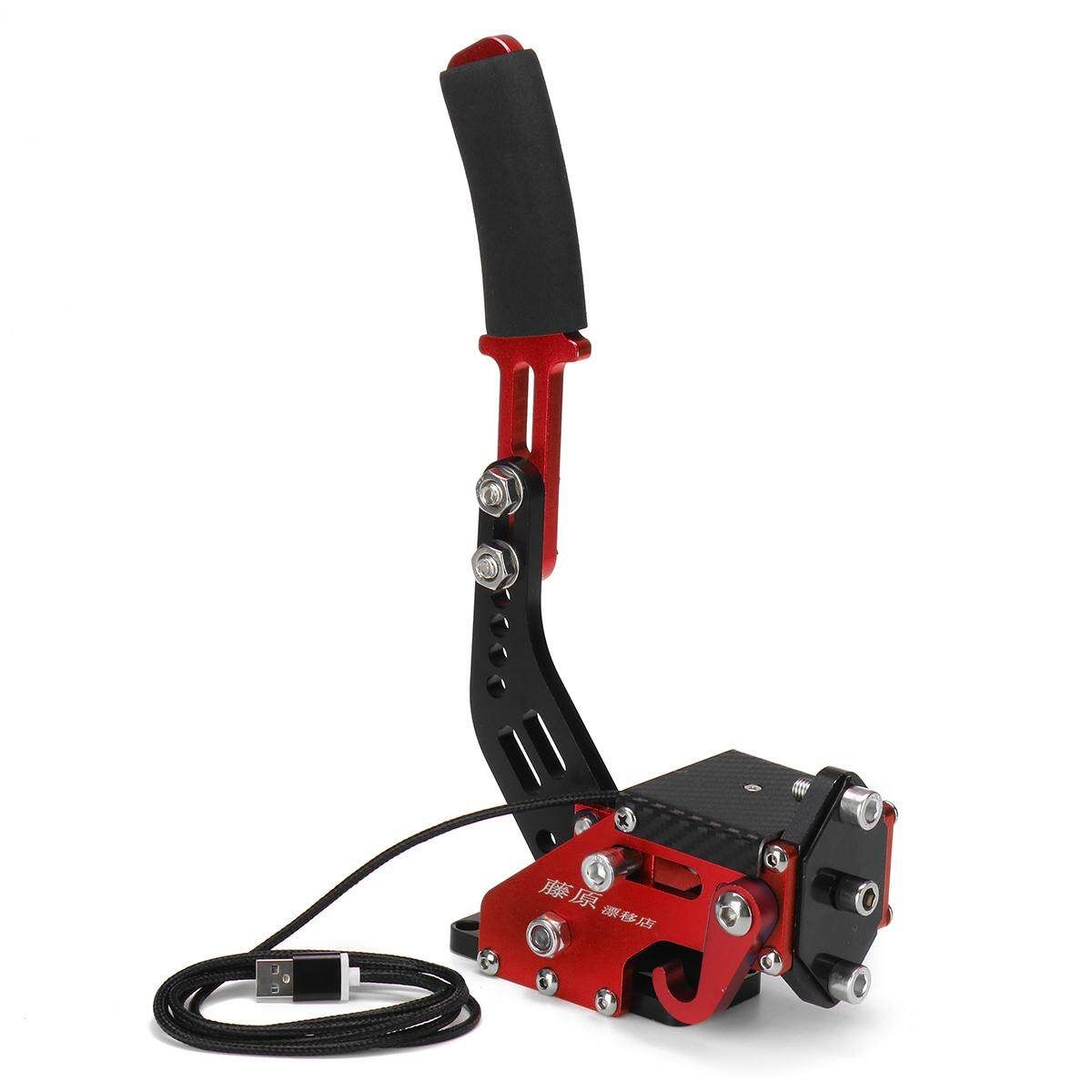 USB Handbrake SIM 14Bit W/Clamp For Racing Games G25/27/29 T500 FANATECOSW DIRT-Red Red (red)