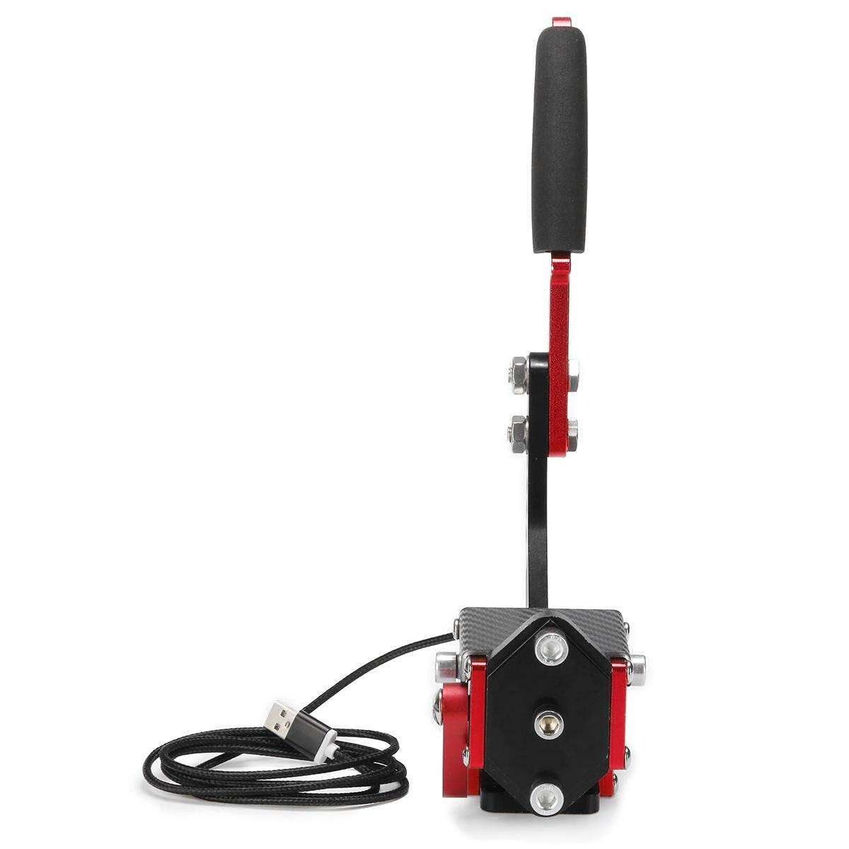 USB Handbrake SIM 14Bit W/Clamp For Racing Games G25/27/29 T500 FANATECOSW DIRT-Red Red (red)