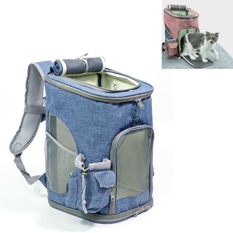 Pets Carrier Portable Folding & Breathable Backpack, Size:M