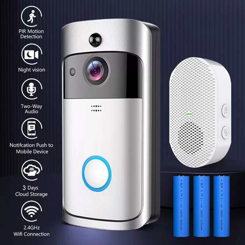 Call Video Door Bell Night Vision For Phone Home Security