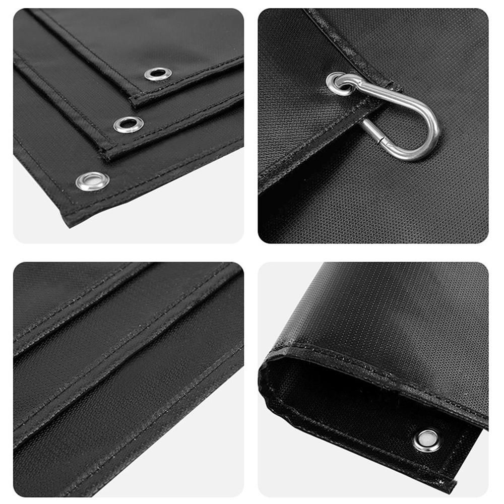 TOMSHOO Under Grill Mat Fire Pit Deck Patio Ember Mat Fireproof Mat Grill Pad for Fire Pit for Outdoor Camping Gas Stove Outdoor Wood Burning Stove BBQ Grills