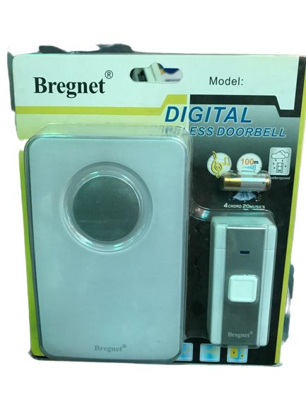BREGNET DIGITAL WIRELESS DOORBELLS WITH BATTERIES